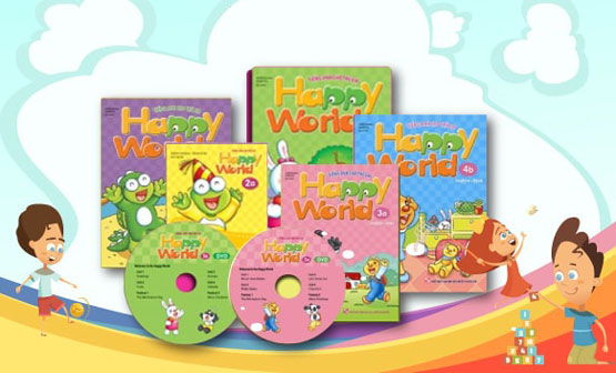 Bộ sách Happy World - Tiếng Anh cho trẻ em