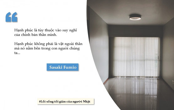 Phong cách sống tối giản của Nhật Bản của Sasaki Fumi