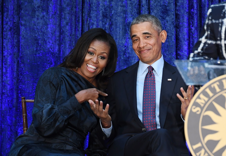 Cựu Tổng thống Mỹ Barack Obama và phu nhân